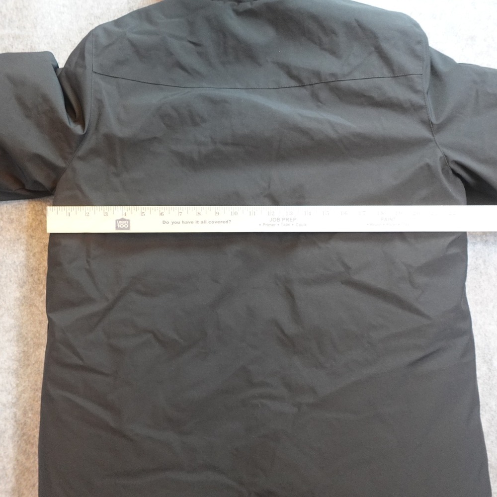 Noize Coat Mens Large Black Rafe Mid Length Parka Hooded Insulated Heavyweight - Picture 11 of 13